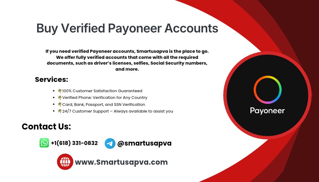 Buy Verified Payoneer Accounts